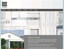Tablet Screenshot of bense-laborbau.de